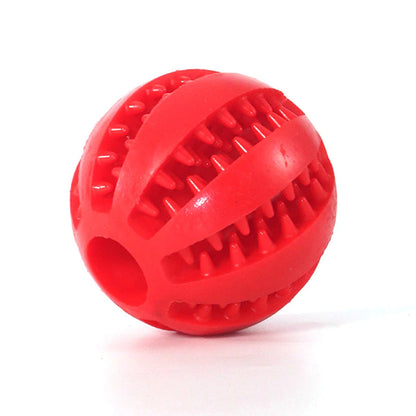 Silicone Pet Dog Toy Ball Interactive Bite-Resistant Chew Toy for Small Dogs Tooth Cleaning Elasticity Ball Pet Products 5/6/7Cm