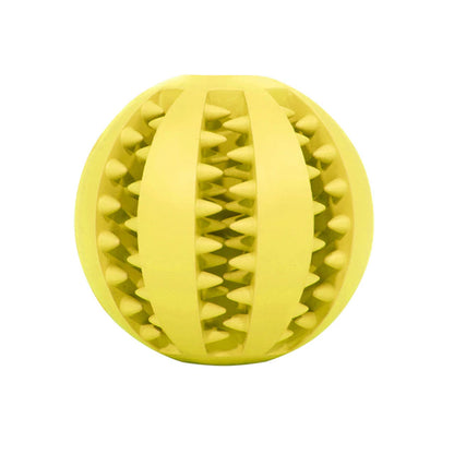 Silicone Pet Dog Toy Ball Interactive Bite-Resistant Chew Toy for Small Dogs Tooth Cleaning Elasticity Ball Pet Products 5/6/7Cm